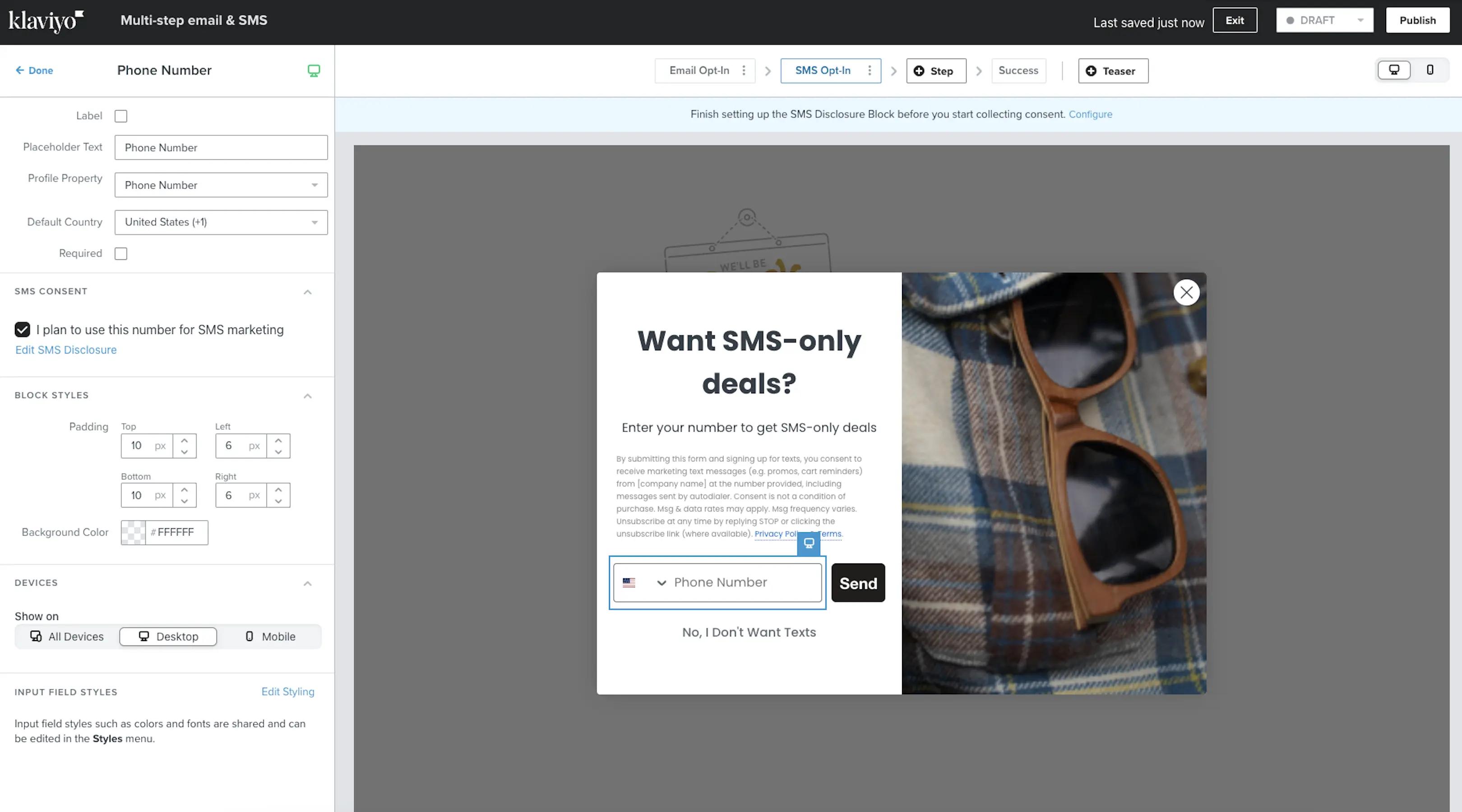 Desktop dynamic blocks