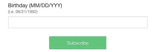 Birthday email subscription flow field in Klaviyo