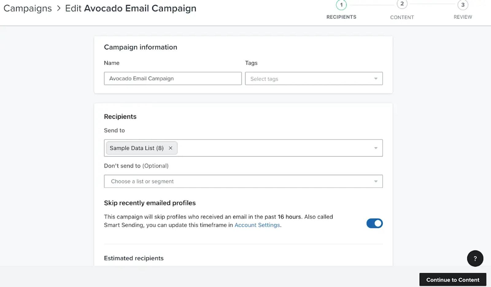 edit campaign