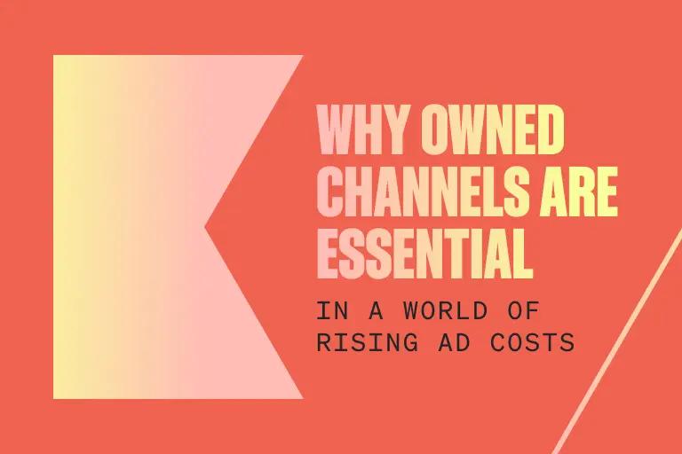 Why Owned Channels Are Essential When Ad Costs Rise - Klaviyo