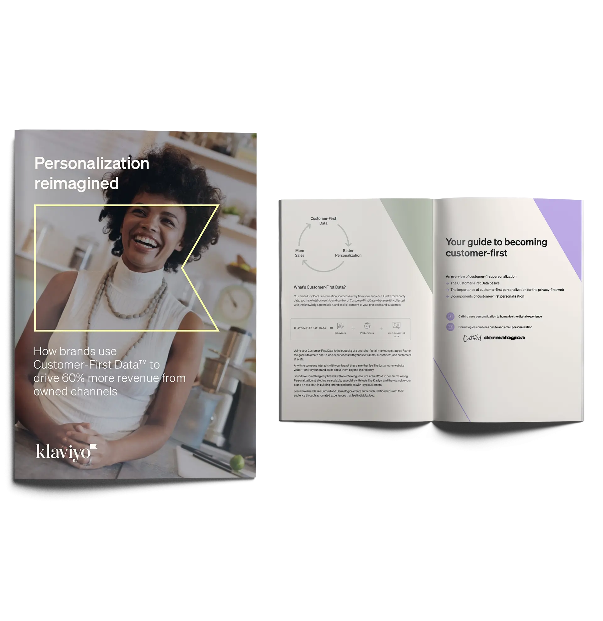 An example of the Klaviyo customer first guide