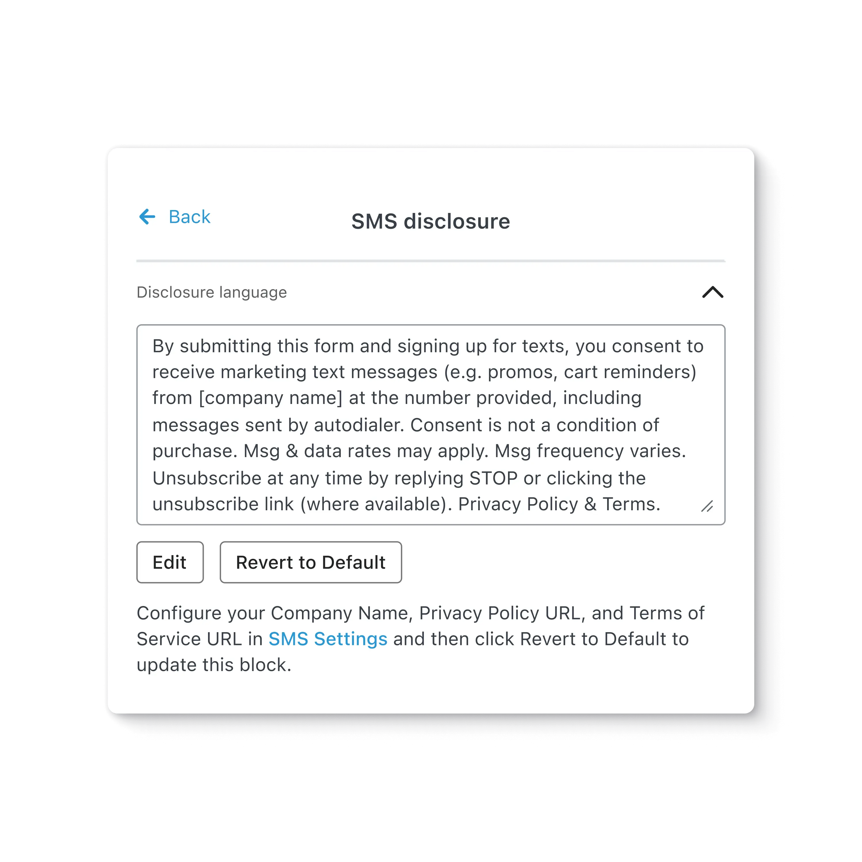 Start collecting SMS marketing consent