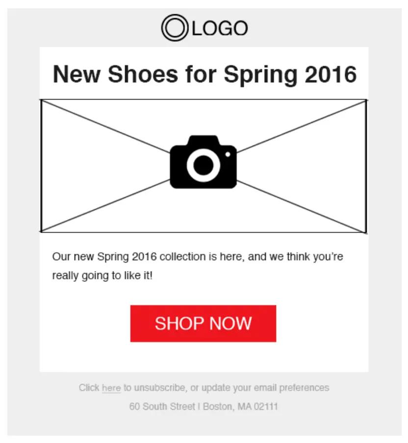 example of how to layout a newsletter design