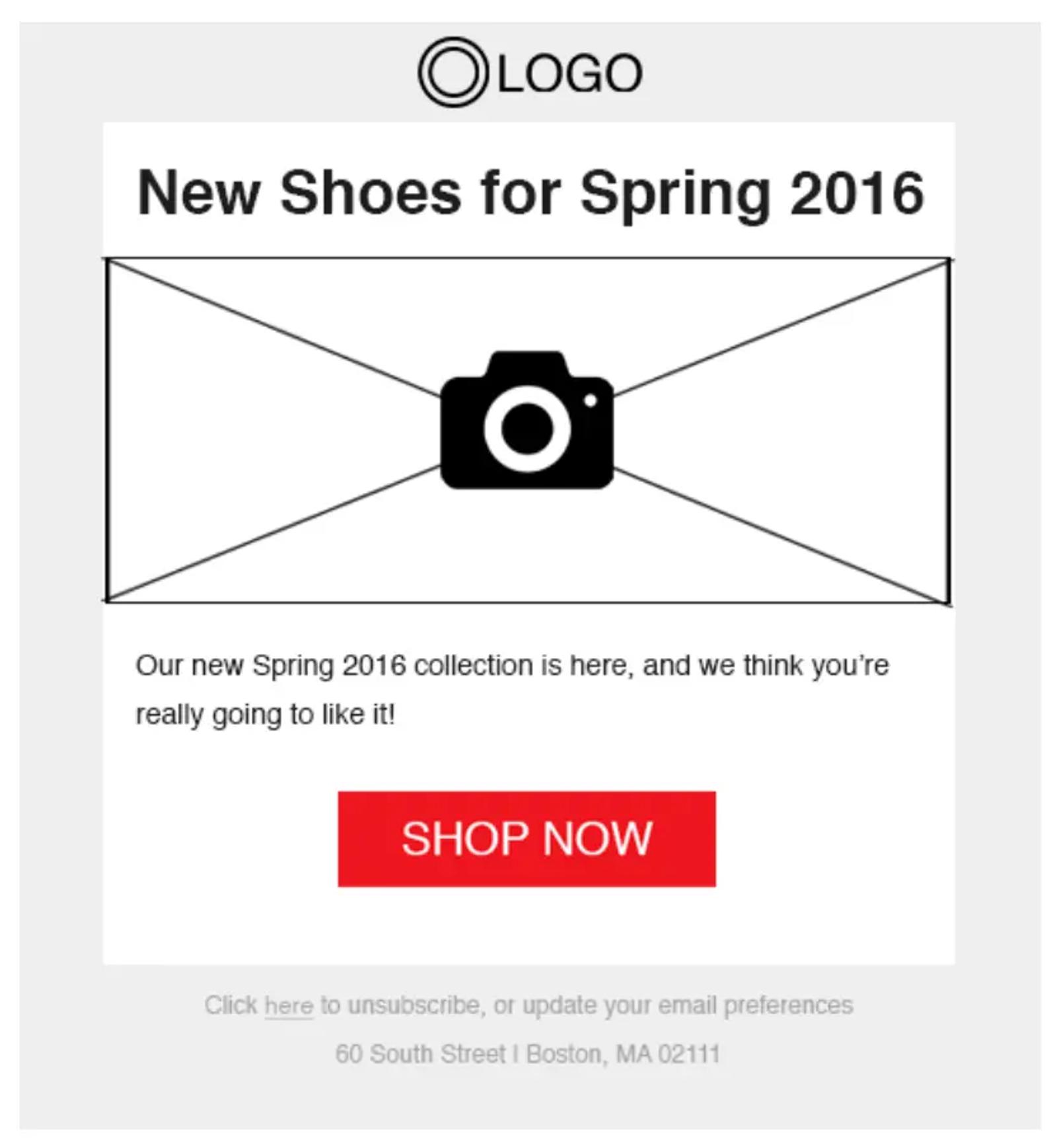 example of how to layout a newsletter design