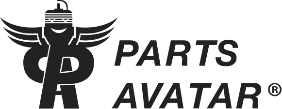 Parts Avatar logo featuring a stylized character with wings and the text "PARTS AVATAR".