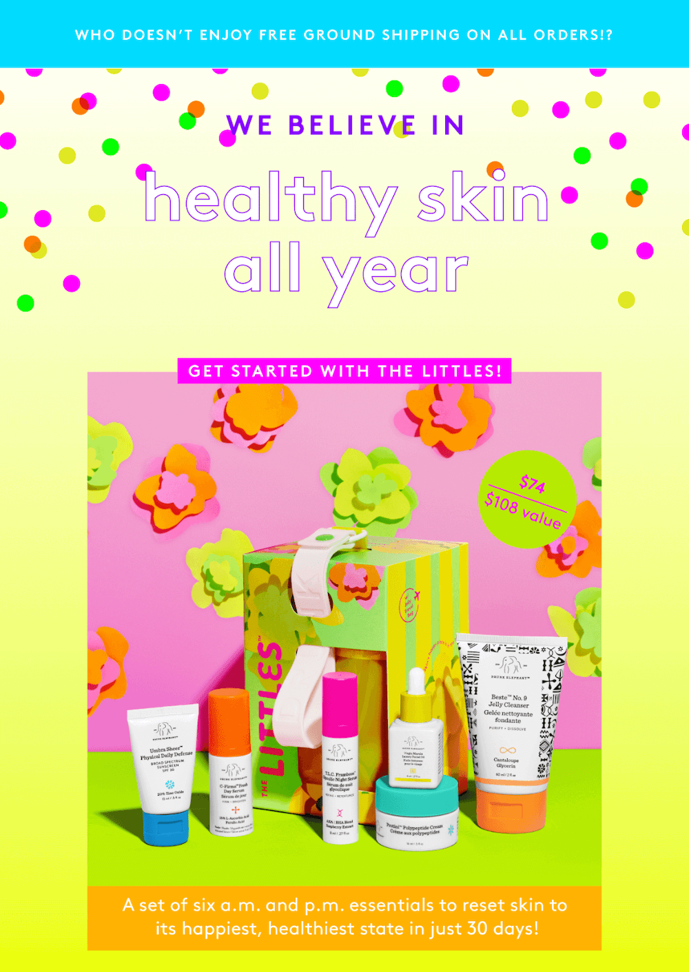 Image shows a conversational subject line

