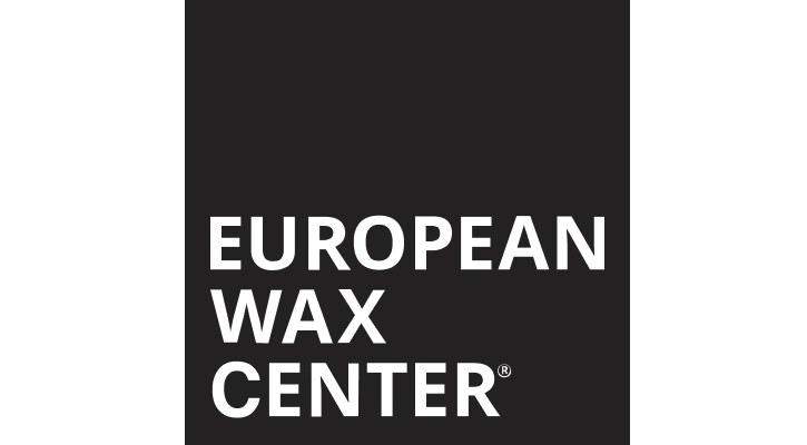 European Wax Center logo in charcoal text.