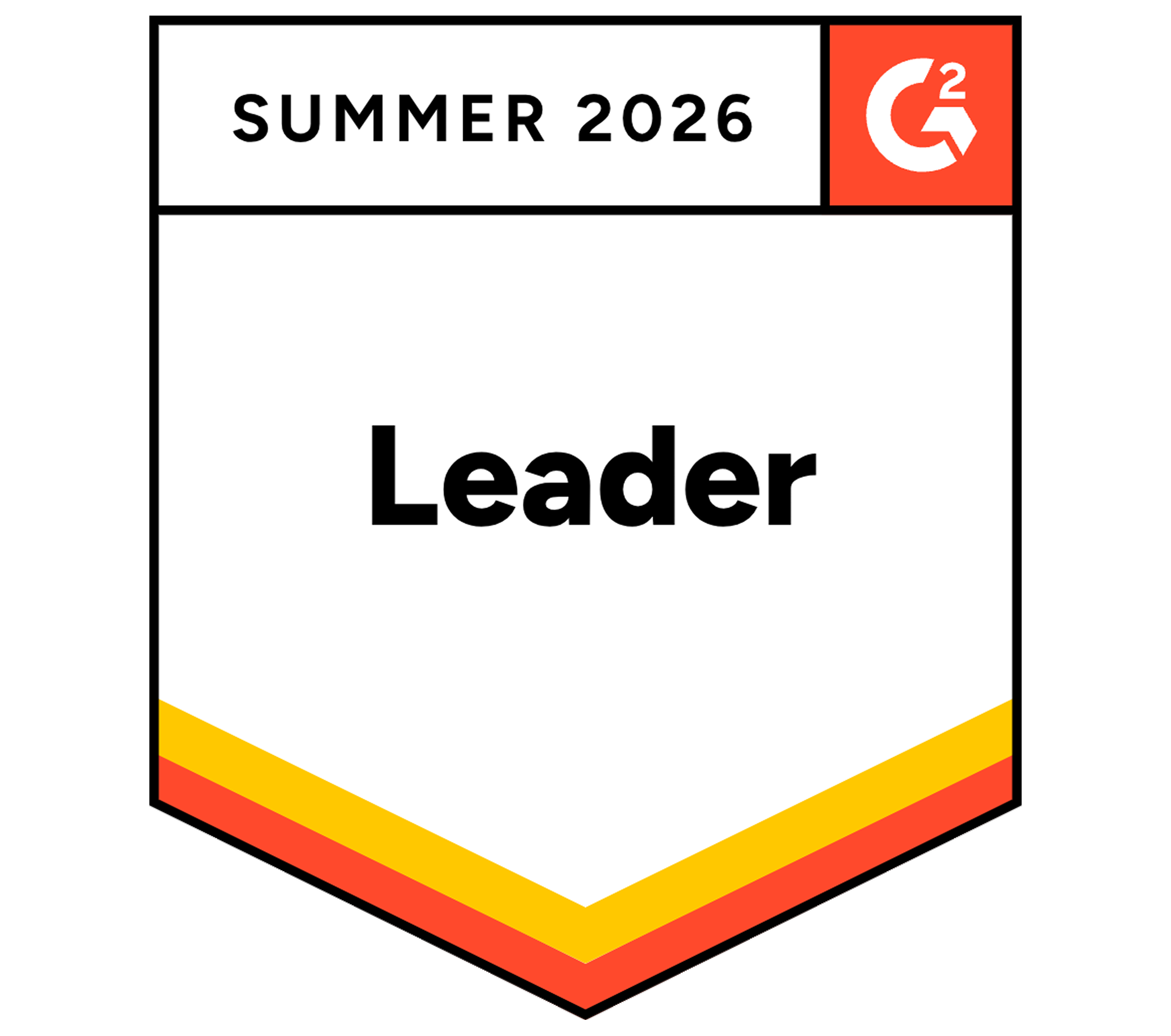 G2 Leader badge for Summer 2026.
