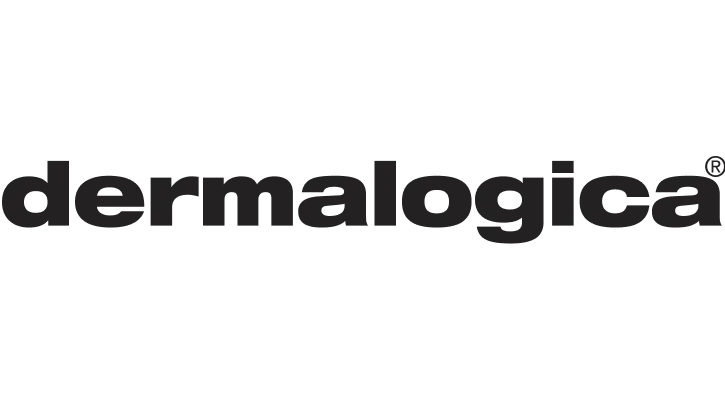 Dermalogica logo in charcoal font.