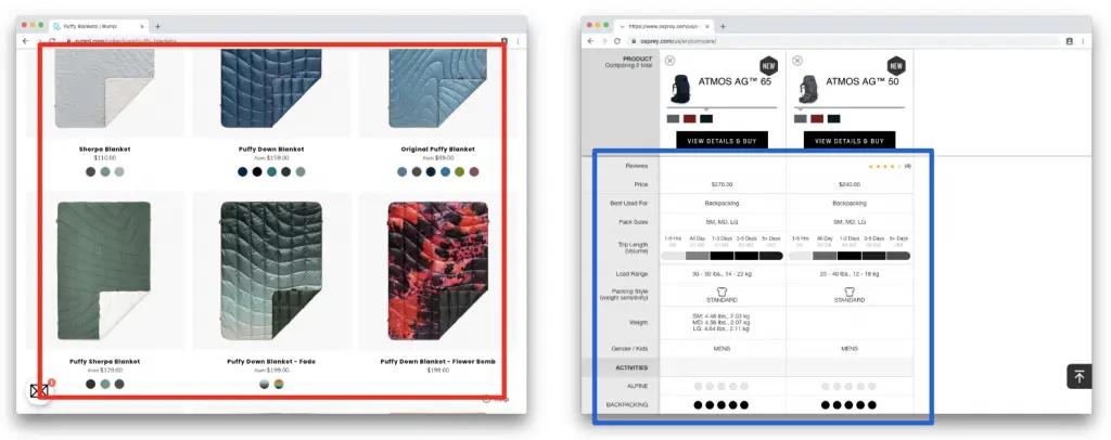 Image shows an example of conversion rate optimization.