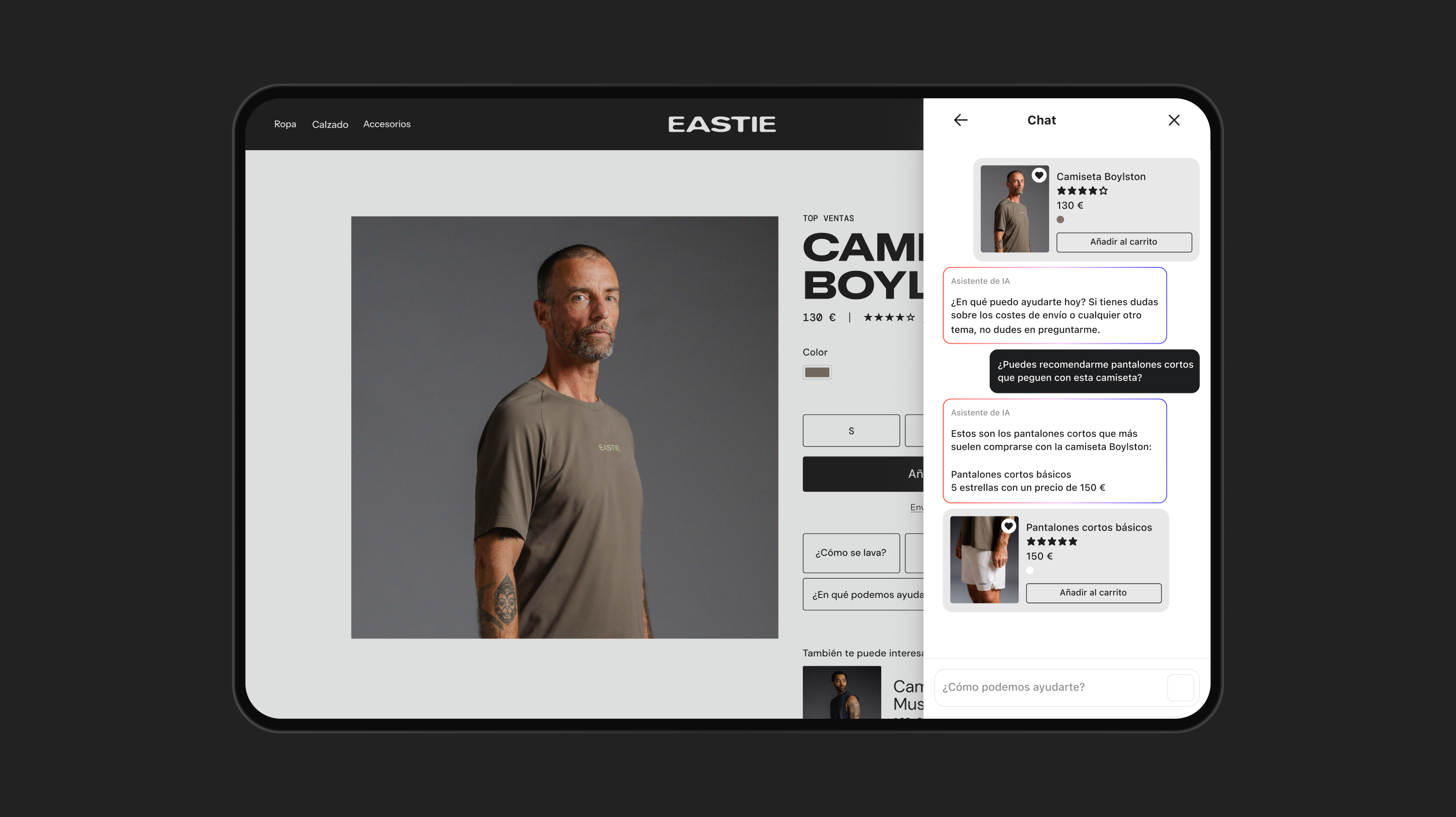 Image: Customer Agent Skills page with loyalty lookup preview  The Klaviyo Customer Agent configuration interface open to the "Skills" tab, showing a 53.68% success rate over the last 90 days (up 12%). A "Conversations" table lists recent customer questions about loyalty points and rewards, with statuses of Active, Resolved, Routed, and Closed across Web chat, Email, and Text message channels. A live preview panel on the right shows a test conversation where a customer asks "How many loyalty points do I currently have?" and the agent responds with Jane Foster's loyalty status: 1,200 points, Silver VIP tier, with 2,000 points needed for the next reward.
