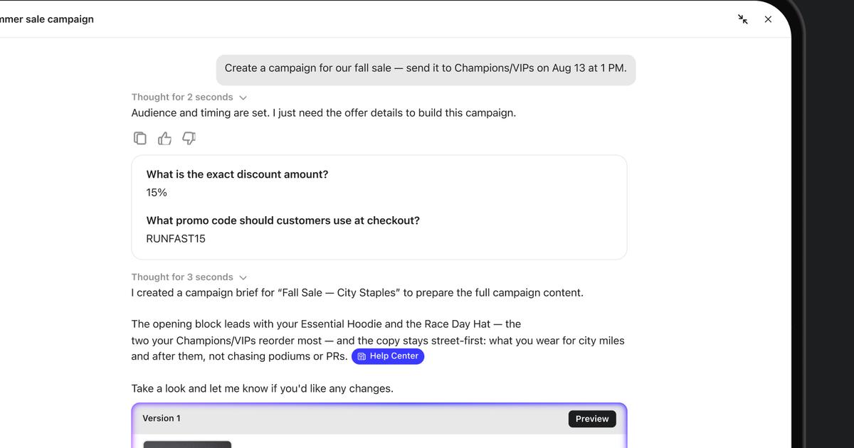 Klaviyo's AI Marketing Agent, Composer, Is Now Live