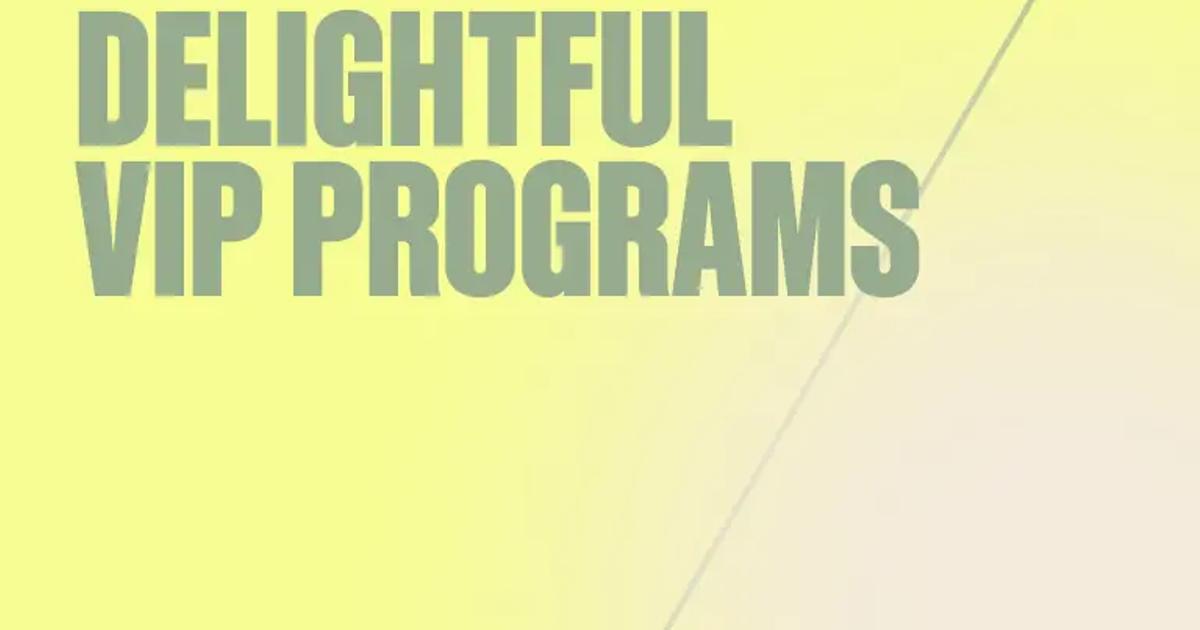 How to Create a Successful VIP Program - Klaviyo