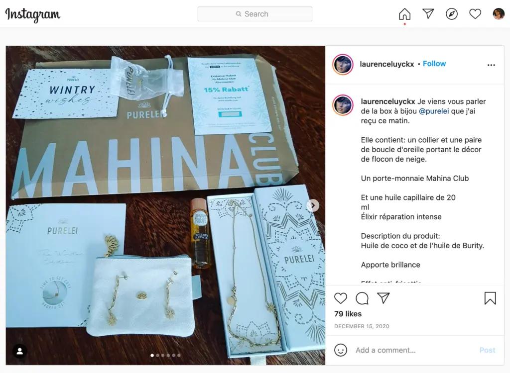 PURELEI Product Packaging Example