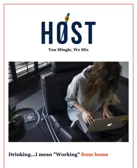 Host events email strikes the right balance between lighthearted and compassionate.