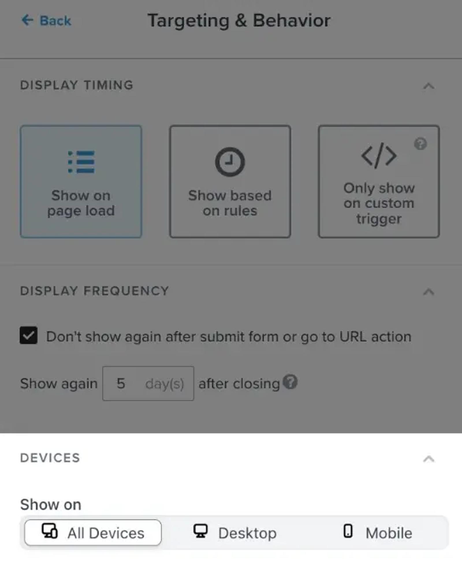 Show on All Devices
