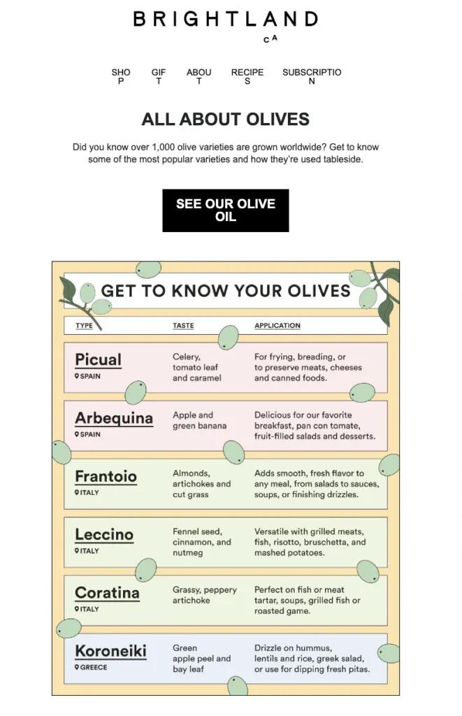 Image shows an educational email.