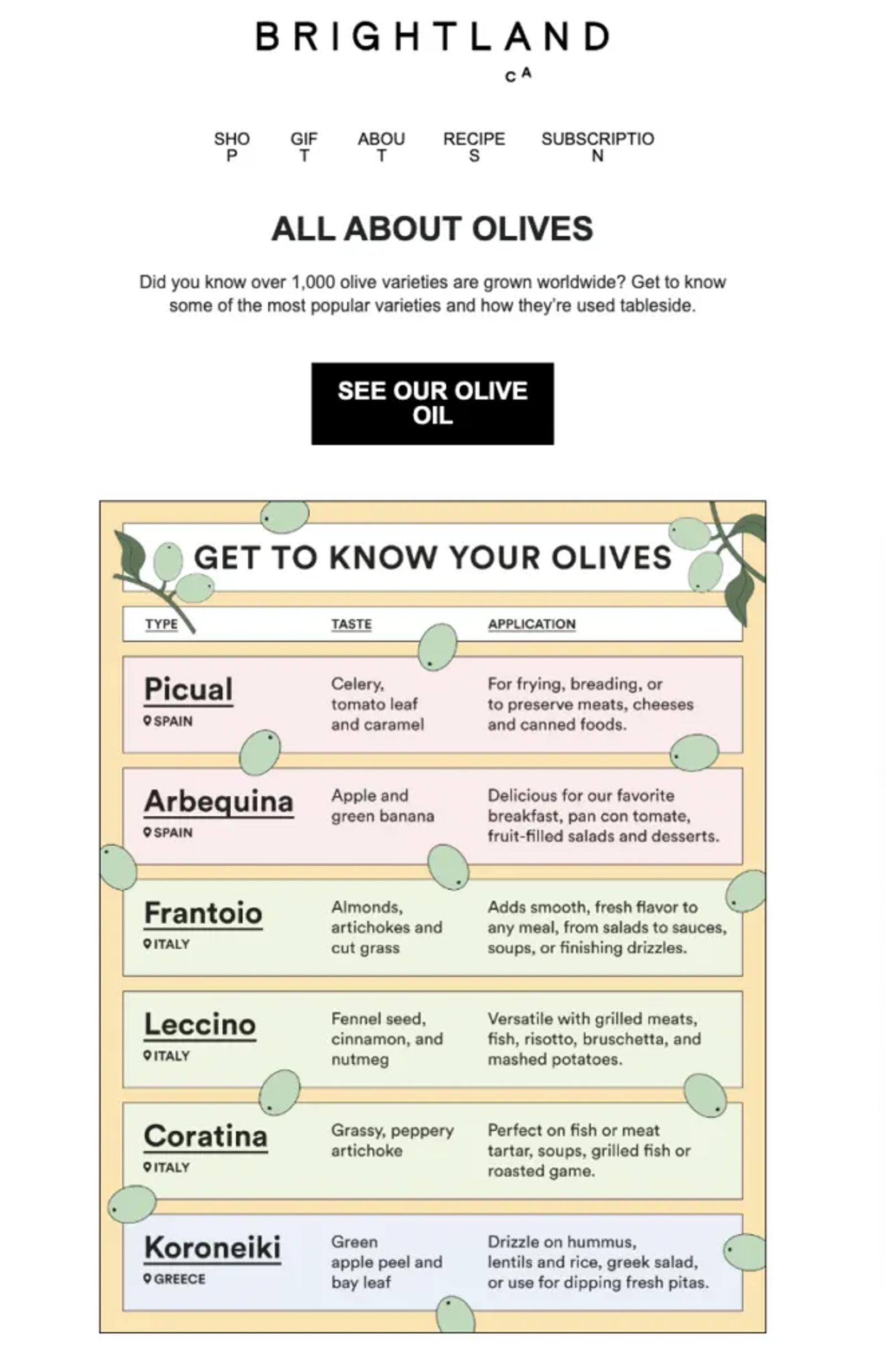 Image shows an educational email.