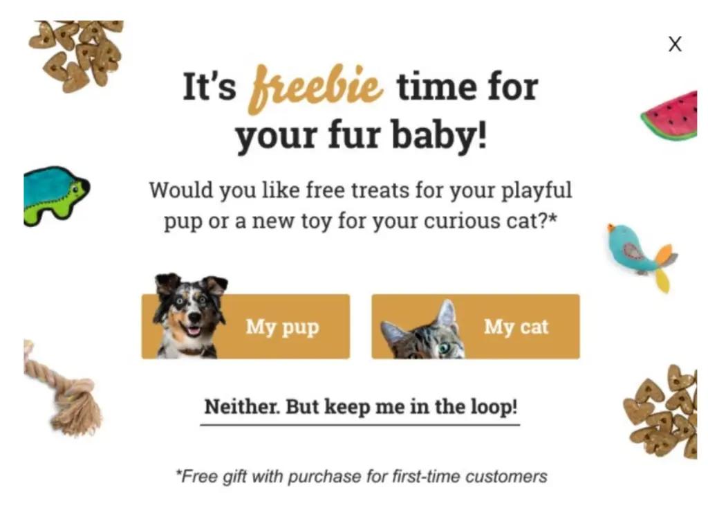 tomlinsons feed pet birthday signup form