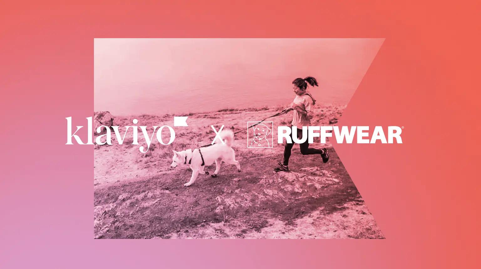Imagen en la que se muestran los logotipos de Klaviyo y Ruffwear