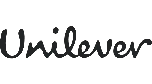 Unilever logo in charcoal script font.