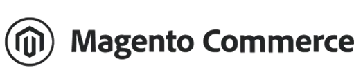 Magento Commerce logo with stylised "M" icon.