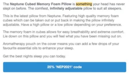 Neptune browse abandonment email