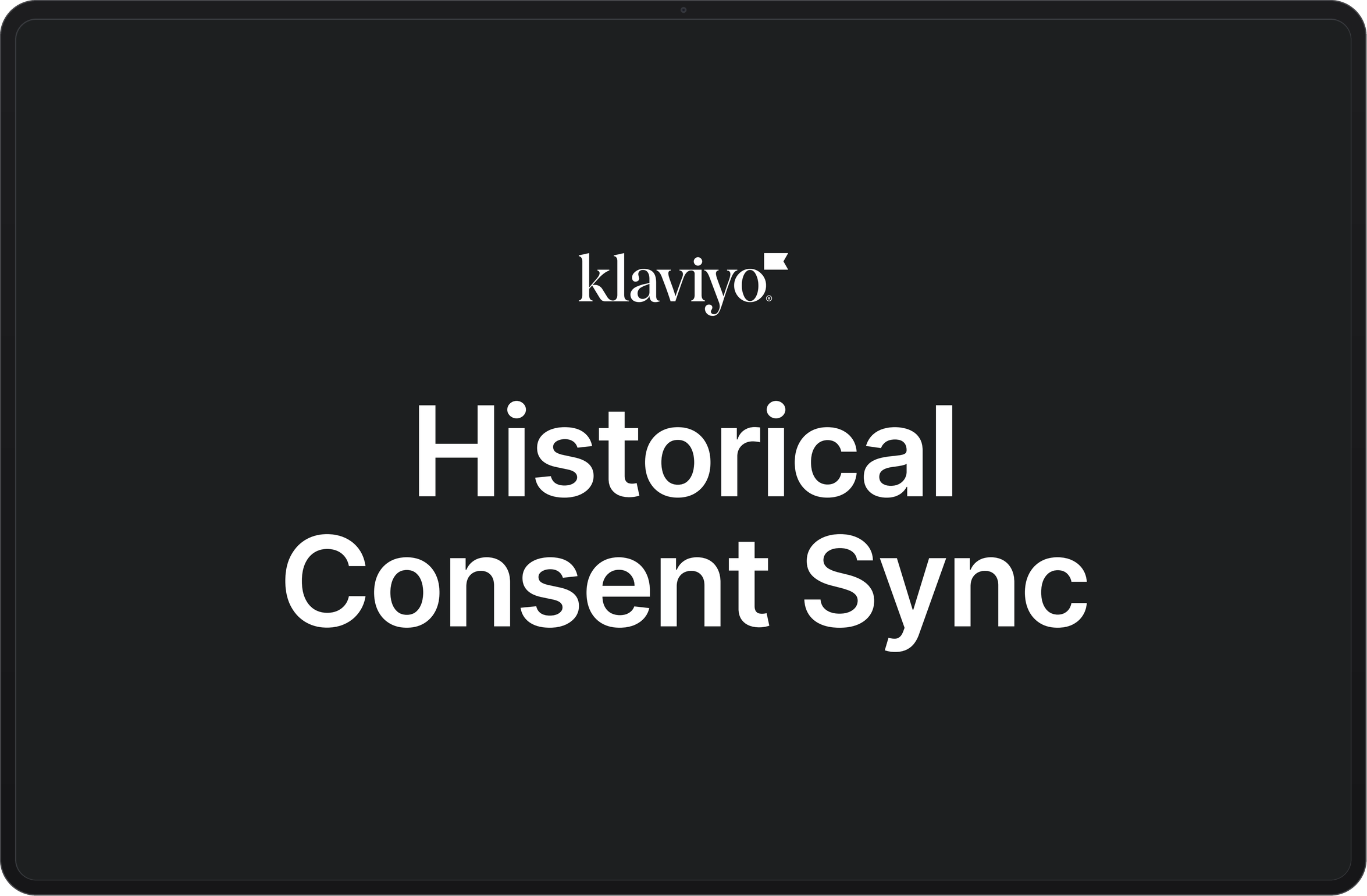 Klaviyo and Wix logos joined by an 'x' on a dark background.
