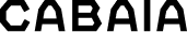 The word CABAIA in black capital letters with a subtle shadow.