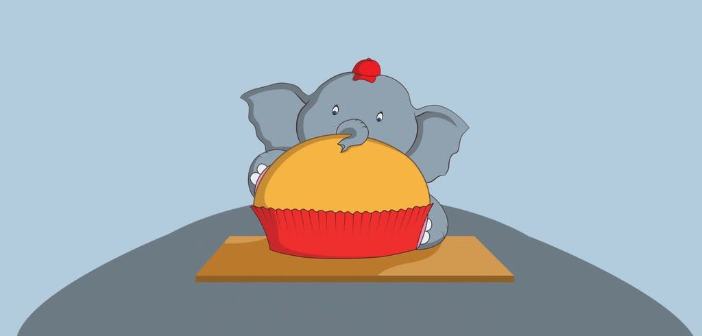 Ein großer Kuchen