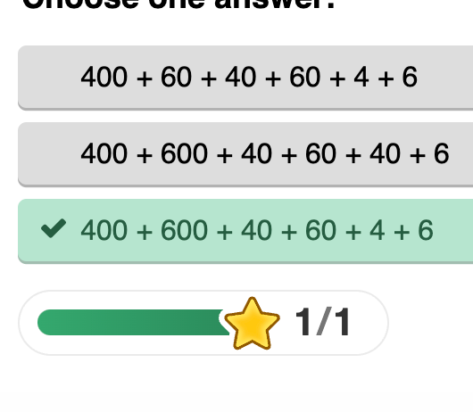 Break apart 3-digit addition problems