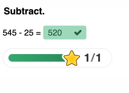 Subtract 10s and 100s (no regrouping) 