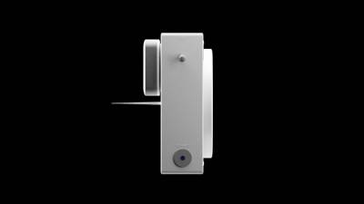 Neue Wurzel identity design – smart home device side profile, product design and brand photography