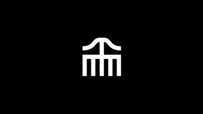 Neue Wurzel identity design – logo mark, abstract root and arch symbol