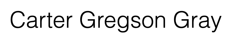 Carter Gregson Gray