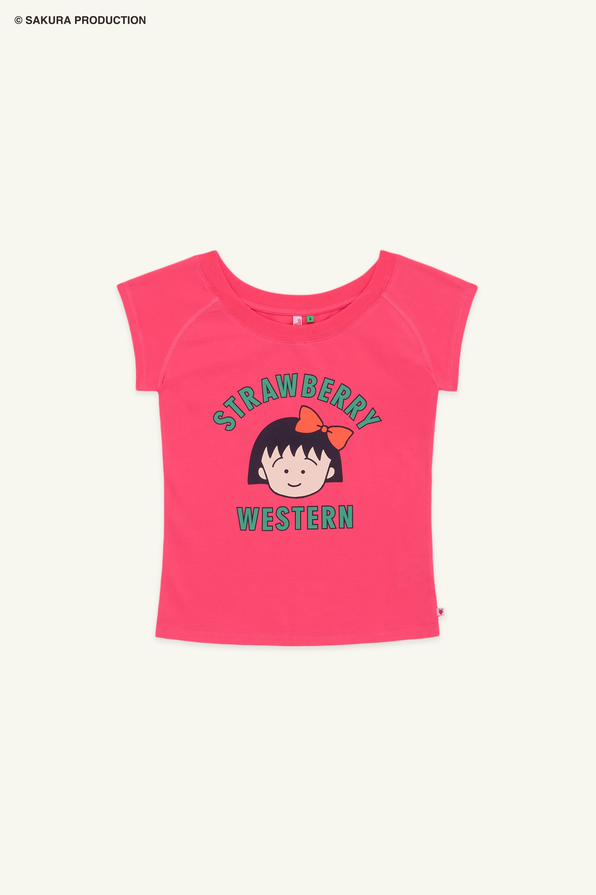Chibi Maruko Chan Omamori Keychain | Strawberry Western