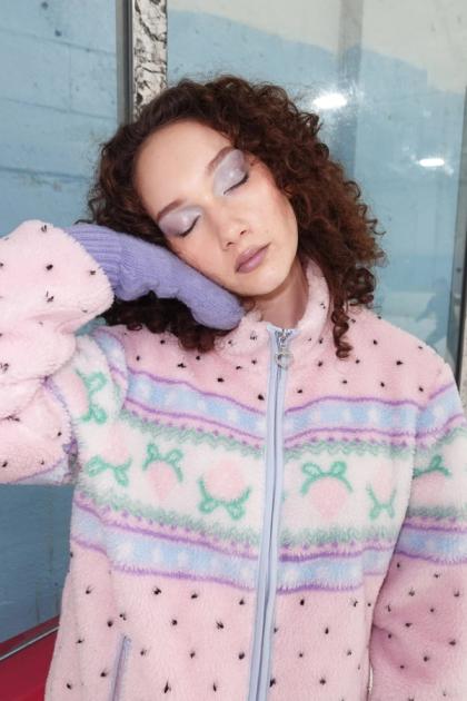 Strawberry Western - Choco Sherpa Jacket