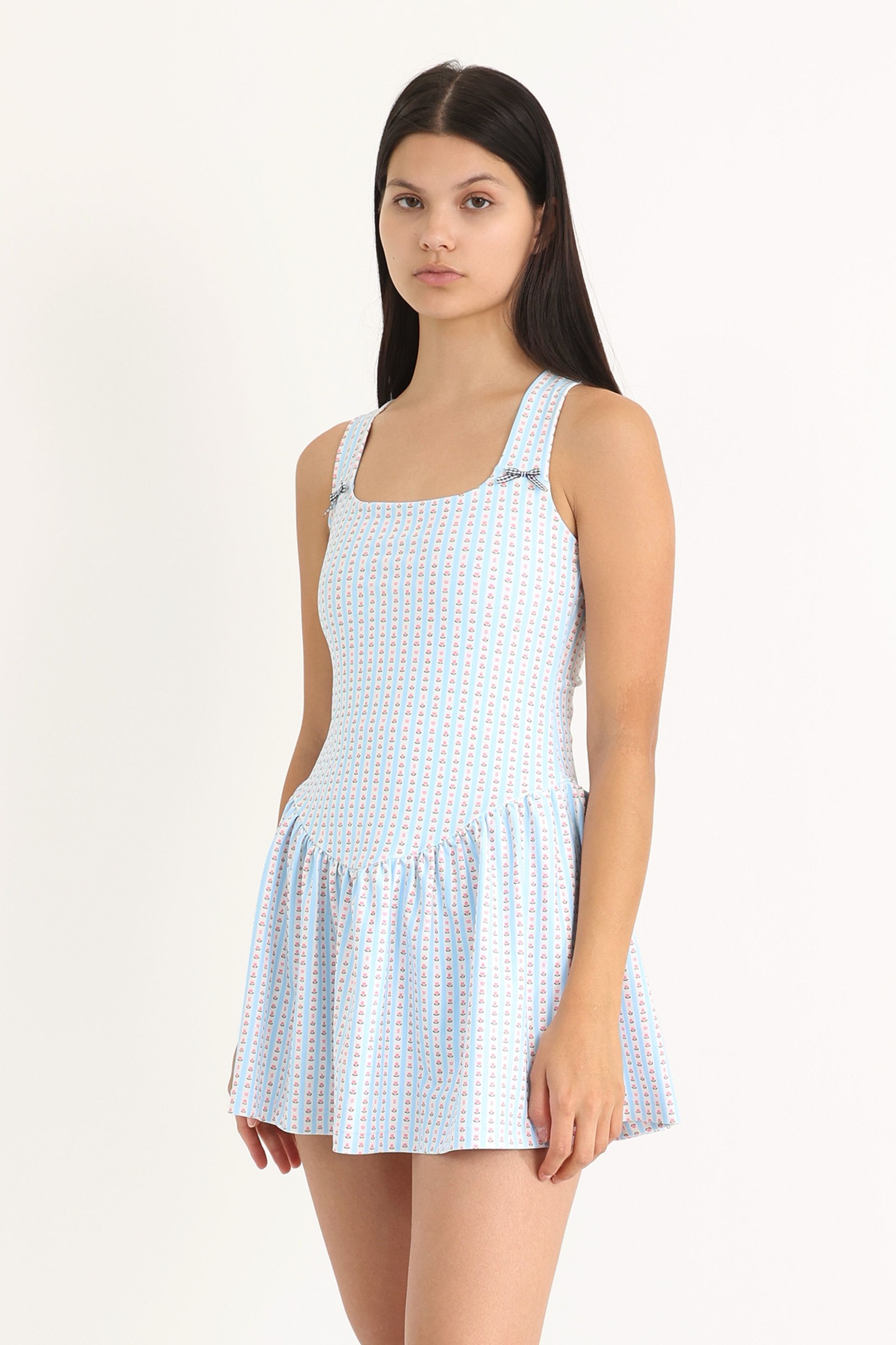Coco Exercise Dress, Rococo Print | Strawberry Western Coco Exercise Dress, Rococo Print | Strawberry Western