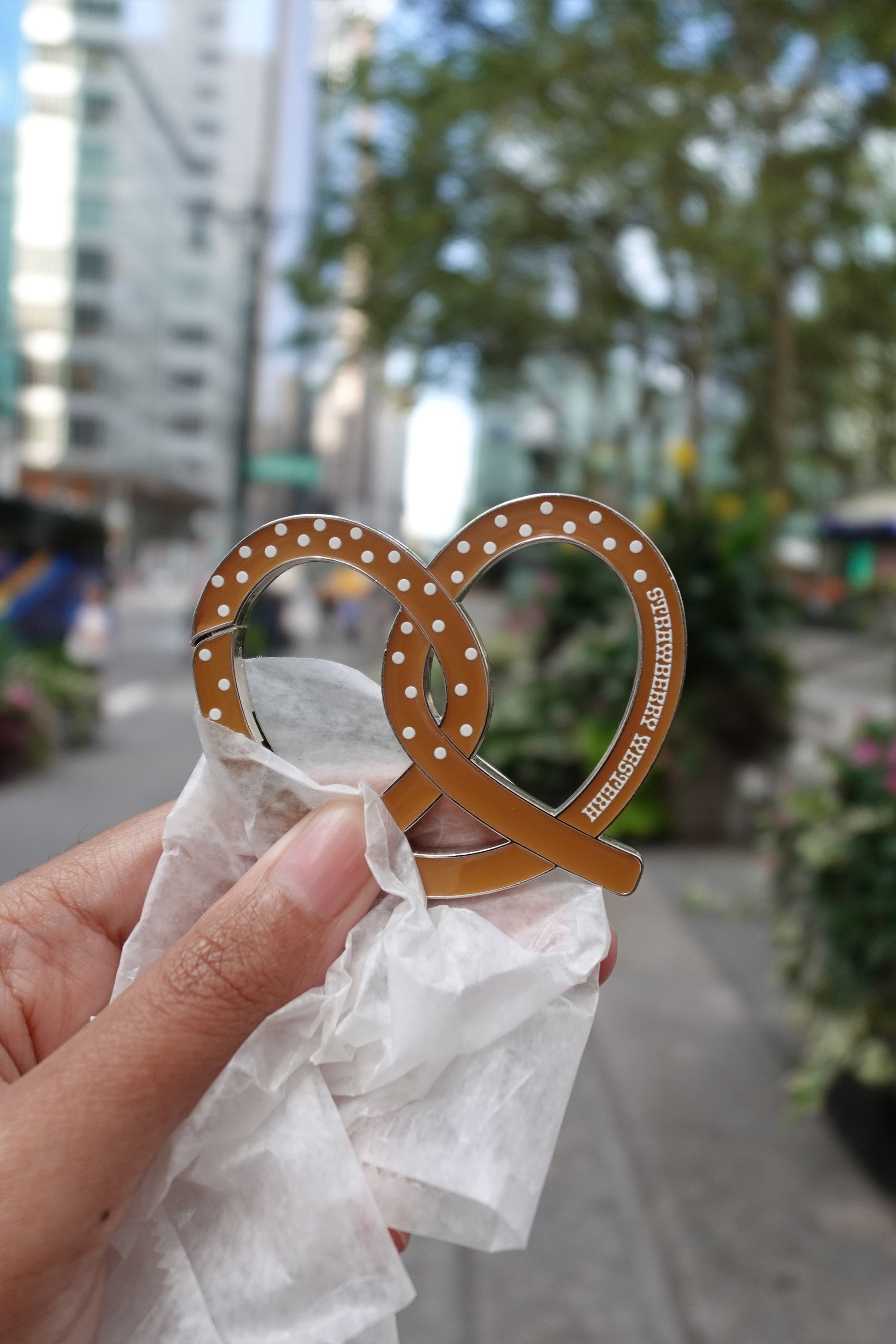Pretzel Carabiner | Strawberry Western