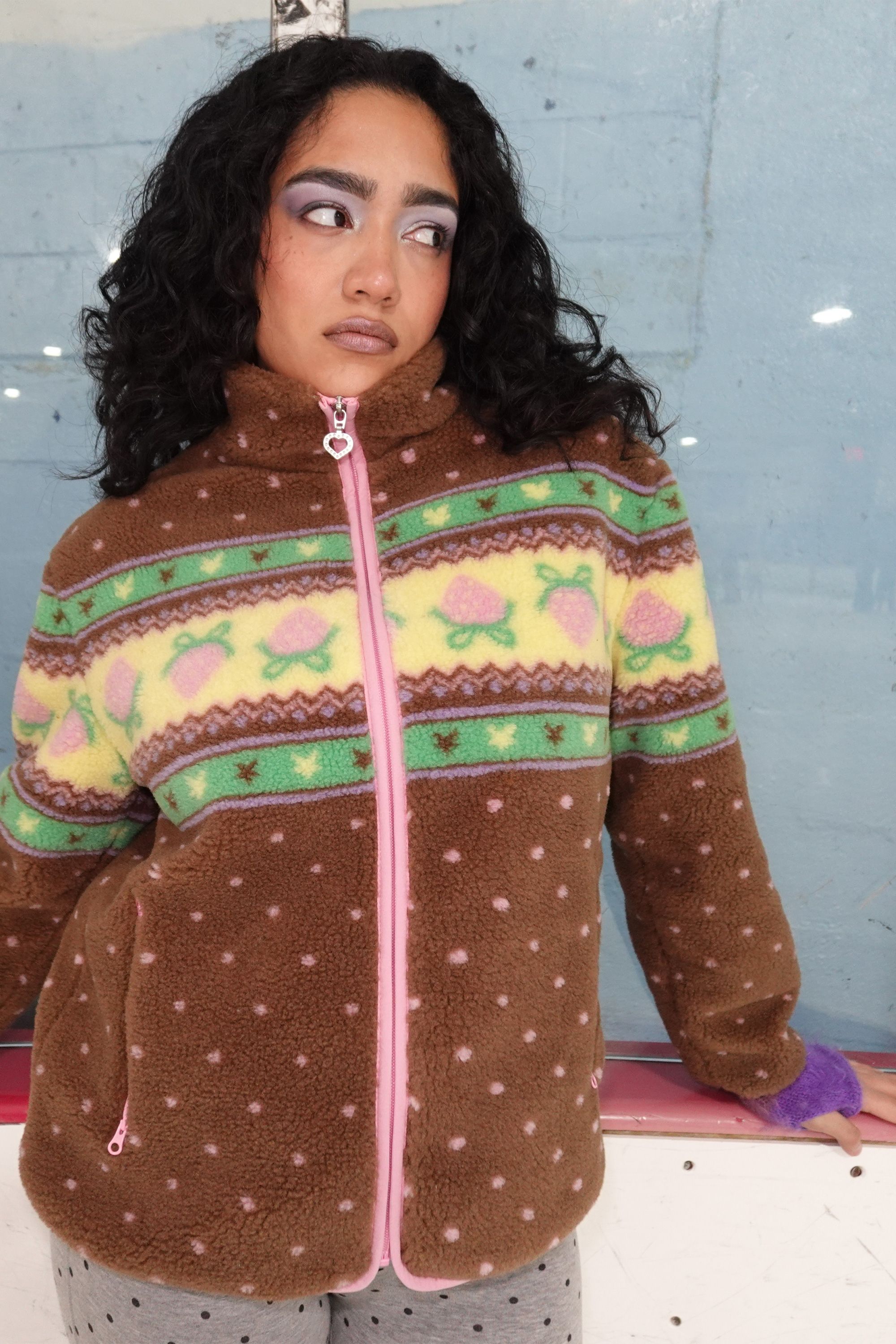 strawberry western Choco Sherpa Jacket 【公式通販】