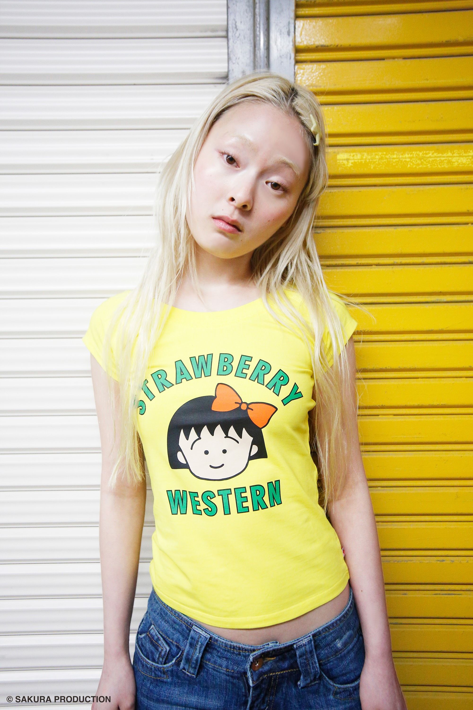 Chibi Maruko Chan Raglan Top | Strawberry Western