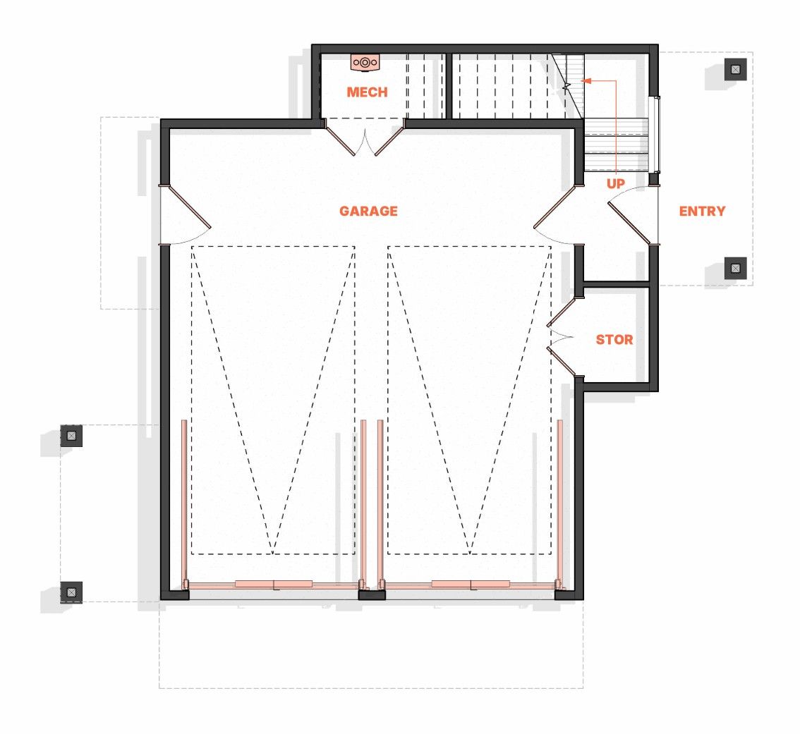 Floor Plan of a contemporary Colorado ADU Floor Plan of a contemporary Colorado ADU