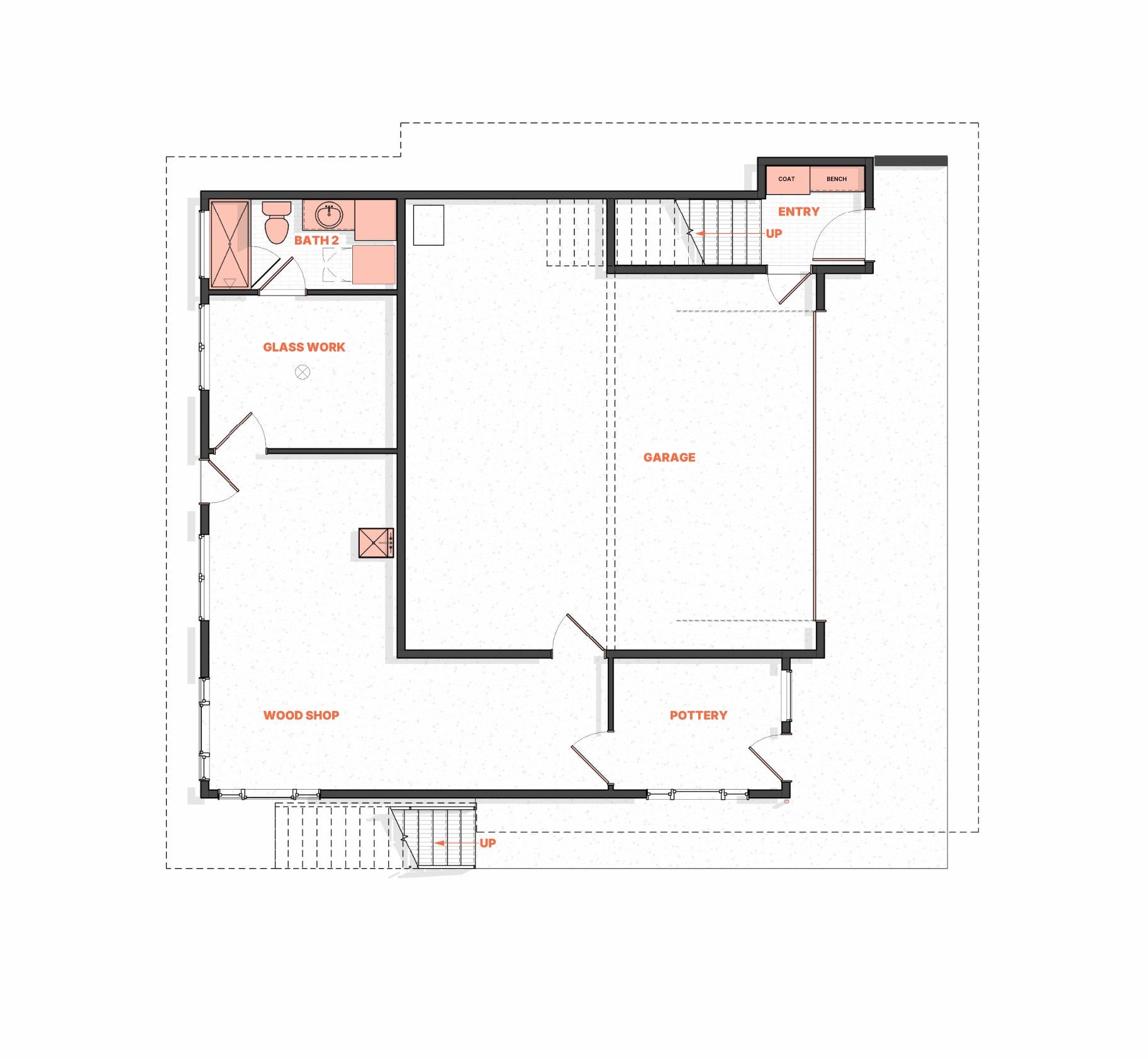 Floor plan of a contemporary Colorado ADU Floor plan of a contemporary Colorado ADU
