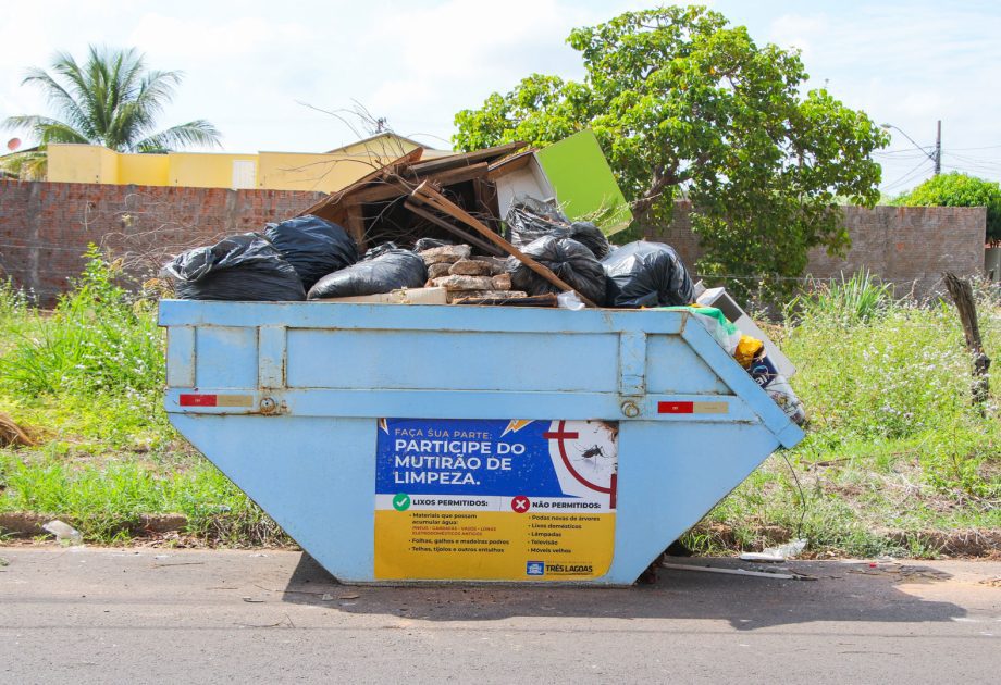 Mutirão da Limpeza em Três Lagoas: Caçambas nos Bairros