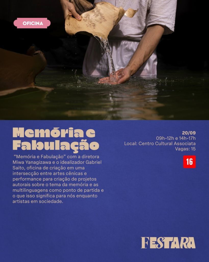 Elenco de "A Falecida" no Festival de Teatro de Araçatuba 2023.