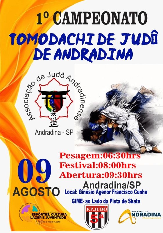Campeonato de Judô movimenta Andradina em agosto de 2025