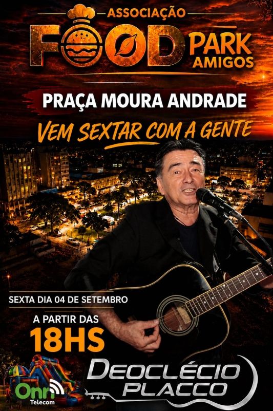 Show ao Vivo de Deoclécio Placco Promete Encantar Público em Andradina nesta Sexta-feira