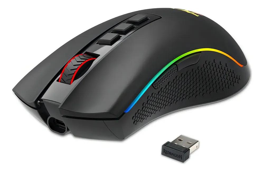 Imagem de Descubra o Mouse Gamer Redragon Cobra Pro M711-PRO: Performance e Conforto! - Detalhe 2 Descubra o Mouse Gamer Redragon Cobra Pro M711-PRO: Performance e Conforto! - Detalhe 2