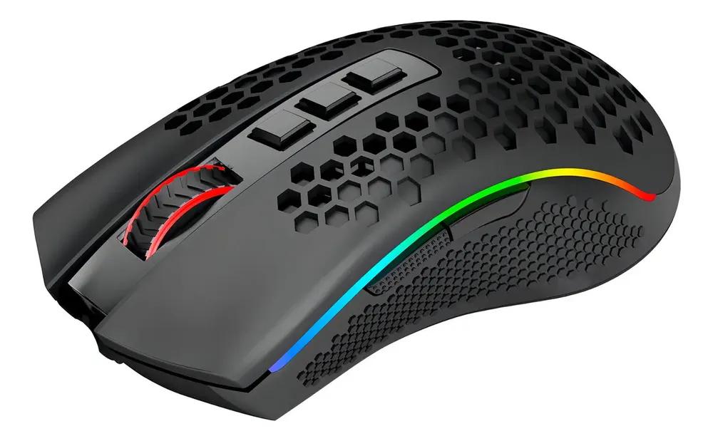Imagem de Domine Seus Jogos com o Mouse Gamer Sem Fio Storm Pro da Redragon! - Detalhe 1 Domine Seus Jogos com o Mouse Gamer Sem Fio Storm Pro da Redragon! - Detalhe 1
