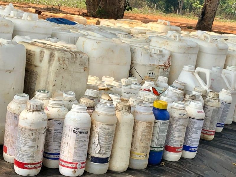 Coleta de Embalagens de Agrotóxicos em Andradina